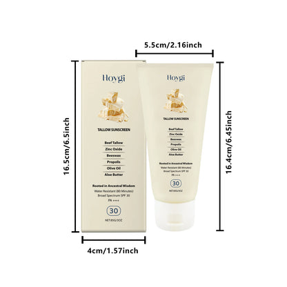 85g SPF30 Body Sunscreen Lotion Lightweight Refreshing Non-sticky Breathable Sweatproof Anti-UV Glowing Hydrating Sunblock Cream
