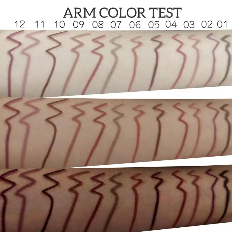 Waterproof Matte Lipliner Pencil Red Contour Tint Lipstick Long Lasting Non-stick Cup Moisturising Lips Makeup 12 Colors