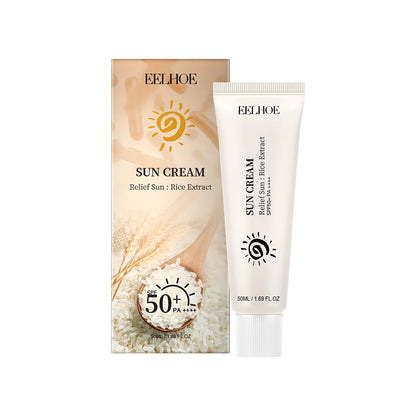 Sunscreen Spf 50+ Uv Shield Reduce Dryness Sunburn Repair Firming Skin Refreshing Oil Control Hydrate Brighten Sun Block Cream