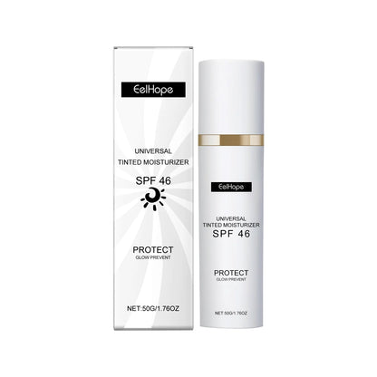 50G Body Sunscreen Cream Lightweight Moisturizing Nourishing Soothing Redness UV Protection Refreshing Glowing Sunblock Lotion