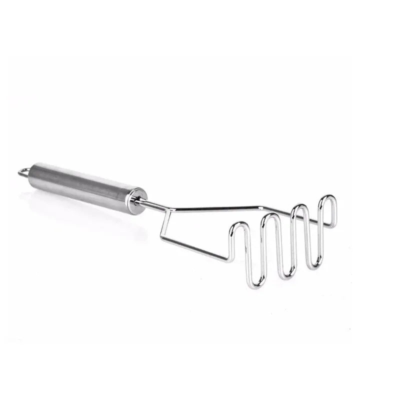 1pcs stainless steel kitchen gadget potato masher press cooking tool mashed potatoes wavy pressure Kitchen accessories