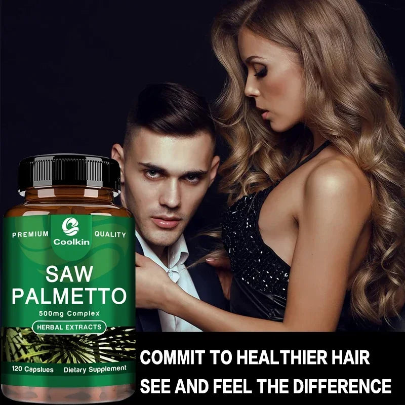 Saw Palmetto - Urinary Health, DHT Blocker and Prostate Support Supplement, Prevents Hair Loss