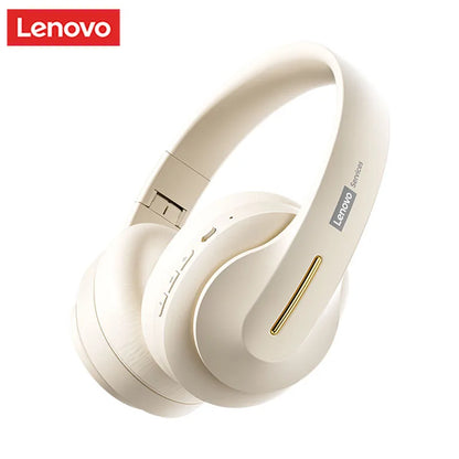 Lenovo LES-107 Wireless Over-Ear Bluetooth Sport Headphones Noise Cancelling Foldable Gaming Headset HiFi Bass Long Battery Life