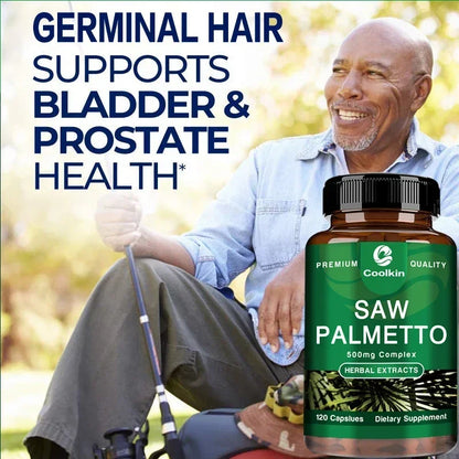 Saw Palmetto - Urinary Health, DHT Blocker and Prostate Support Supplement, Prevents Hair Loss