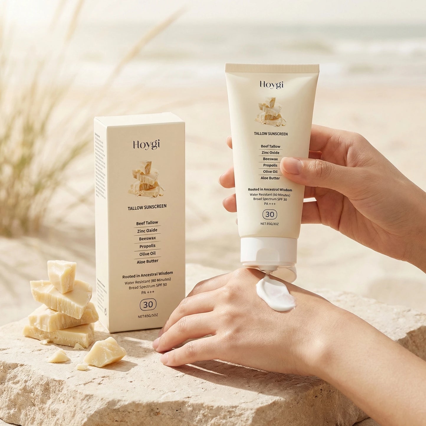 85g SPF30 Body Sunscreen Lotion Lightweight Refreshing Non-sticky Breathable Sweatproof Anti-UV Glowing Hydrating Sunblock Cream