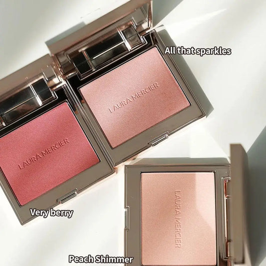New Monochrome Matte Shiny Blusher Powder - New Color Peach Pink Berry Fine Texture Face Makeup Blush For Daily Look