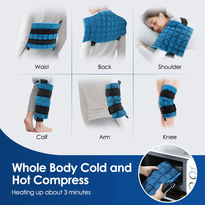 Large 13x22 Inch Reusable Ice Pack for Back Relief Relaxation Cold Wrap for Knee Leg Neck Shoulder Hip Health Care