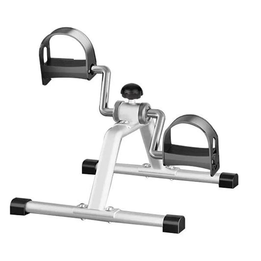 Mini Foldable Under Desk Bike with Adjustable Resistance Stationary Exercise Bike Cycle Pedal Exerciser for Home Exercise
