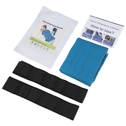 Large 13x22 Inch Reusable Ice Pack for Back Relief Relaxation Cold Wrap for Knee Leg Neck Shoulder Hip Health Care