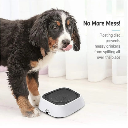 No-Spill Dog Water Bowl, Anti-Splash Pet Slow Drinking Water Feeder, Spill Proof Travel Bowls for Large Medium Small Dogs