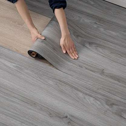 40CM Self adhesive Wall Sticker Wood Grain Floor Sticker Durable and thickened Anti fouling Wall Decoration Bedroom Kitchen