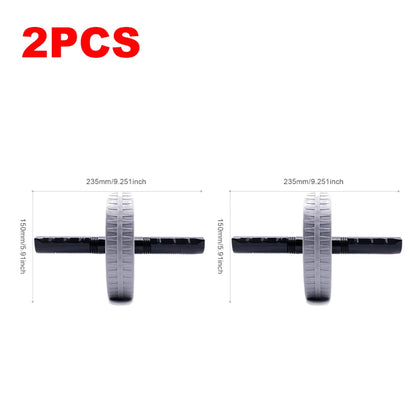 1-5PCS Workout AB Roller No Noise Abdominal Trainer Non-slip Abdominal Roller Strengthen Muscle Exercise Equipment For Home Gym