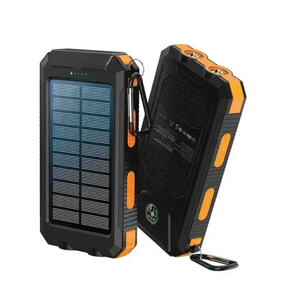 4-in-1 Solar Charger 10000mAh: Charge+Light Outdoor Lovers' Essential Gear