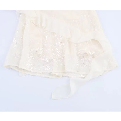 2026 Sequin Mini Dress Woman Sexy Slip Party Dresses for Women Summer Backless Women's Dress Straps Beach Short Dresses