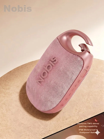 IP68 Waterproof Bluetooth Speaker, 8W Loud Stereo Sound 24H Playtime TWS Portable Wireless Speaker with Touch Control Beat Effec