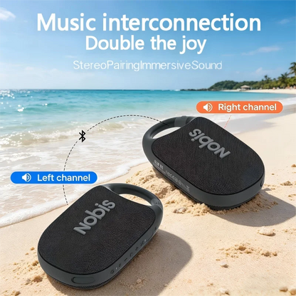 IP68 Waterproof Bluetooth Speaker, 8W Loud Stereo Sound 24H Playtime TWS Portable Wireless Speaker with Touch Control Beat Effec