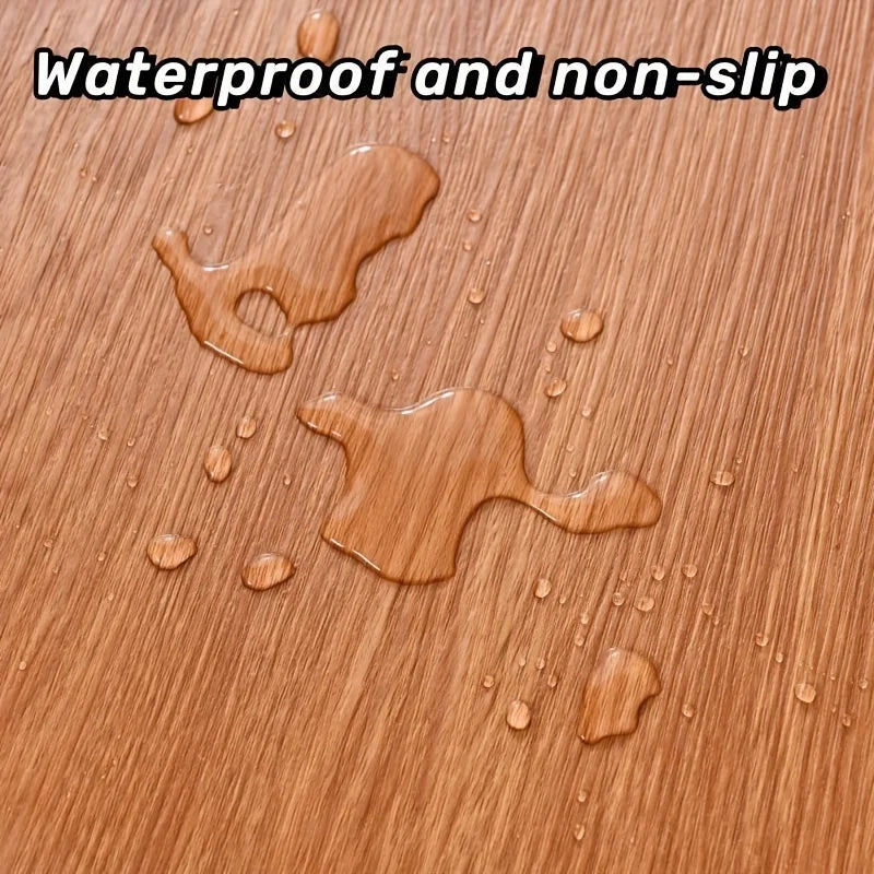 40CM Self adhesive Wall Sticker Wood Grain Floor Sticker Durable and thickened Anti fouling Wall Decoration Bedroom Kitchen