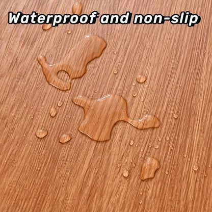 40CM Self adhesive Wall Sticker Wood Grain Floor Sticker Durable and thickened Anti fouling Wall Decoration Bedroom Kitchen