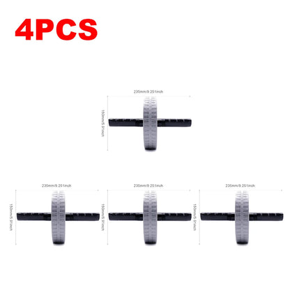 1-5PCS Workout AB Roller No Noise Abdominal Trainer Non-slip Abdominal Roller Strengthen Muscle Exercise Equipment For Home Gym