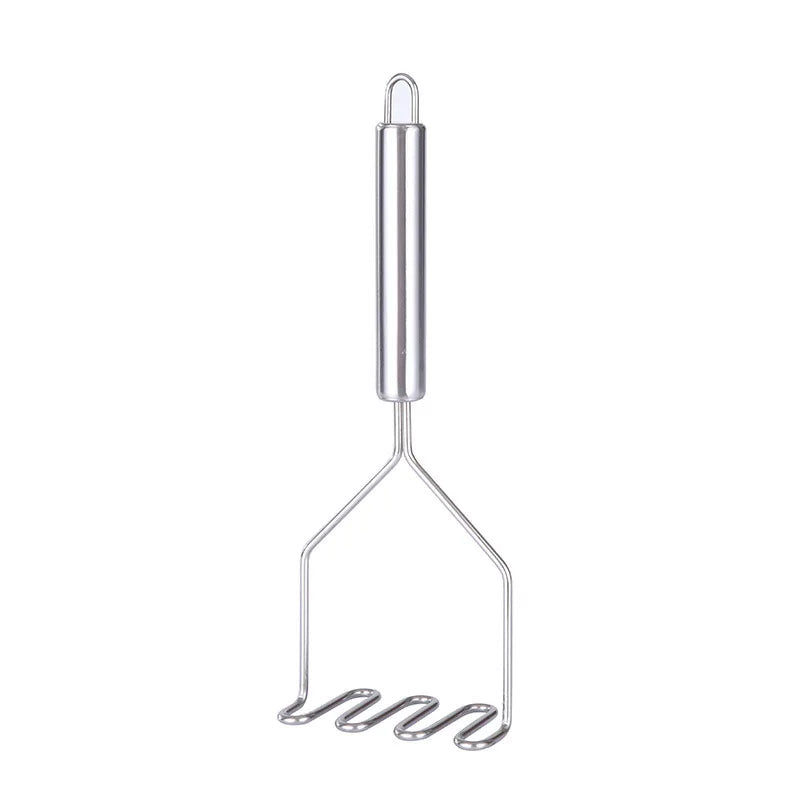 1pcs stainless steel kitchen gadget potato masher press cooking tool mashed potatoes wavy pressure Kitchen accessories